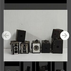 Vintage Box Camera Collection - Black and White